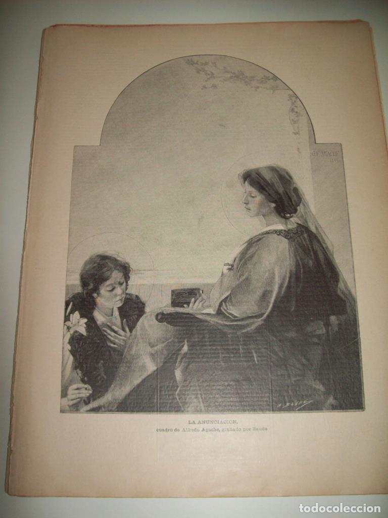 Postkarten: LAMINA ILUSTRACION ARTISTICA 19920: La Anunciacion, por Baude - Varios