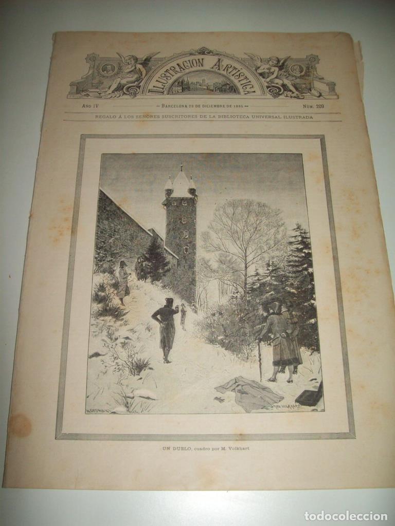 Postkarten: LAMINA ILUSTRACION ARTISTICA 19862: Un duelo, por M. Volkhart - Varios