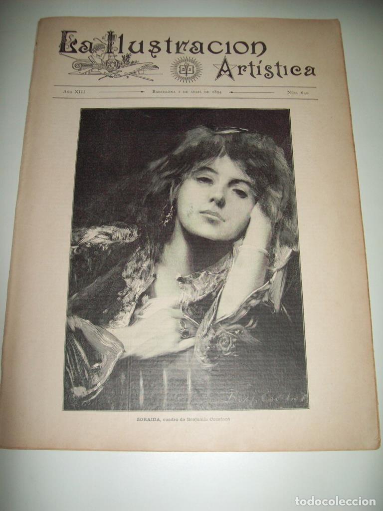 Postales: LAMINA ILUSTRACION ARTISTICA 19901: Zoraida, por B. Constant - Varios