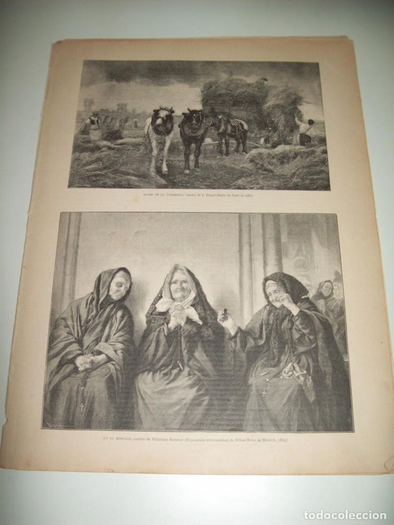 Postales: LAMINA ILUSTRACION ARTISTICA 19952: Cuadros por J. Dupre y M. Reyzner - Varios