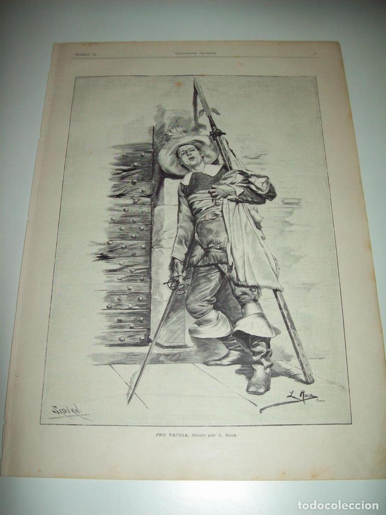 Postales: LAMINA ILUSTRACION ARTISTICA 19666: Pro Patria, dibujo de L. Roca - Varios