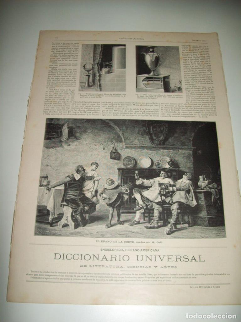 Postales: LAMINA ILUSTRACION ARTISTICA 19645: El enano de la corte - Varios