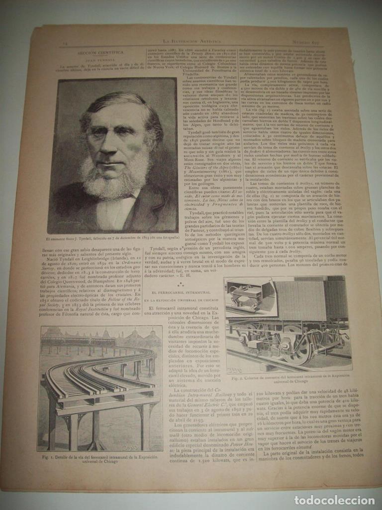 Postales: LAMINA ILUSTRACION ARTISTICA 19957: El fisicoJ. Tyndall - Varios