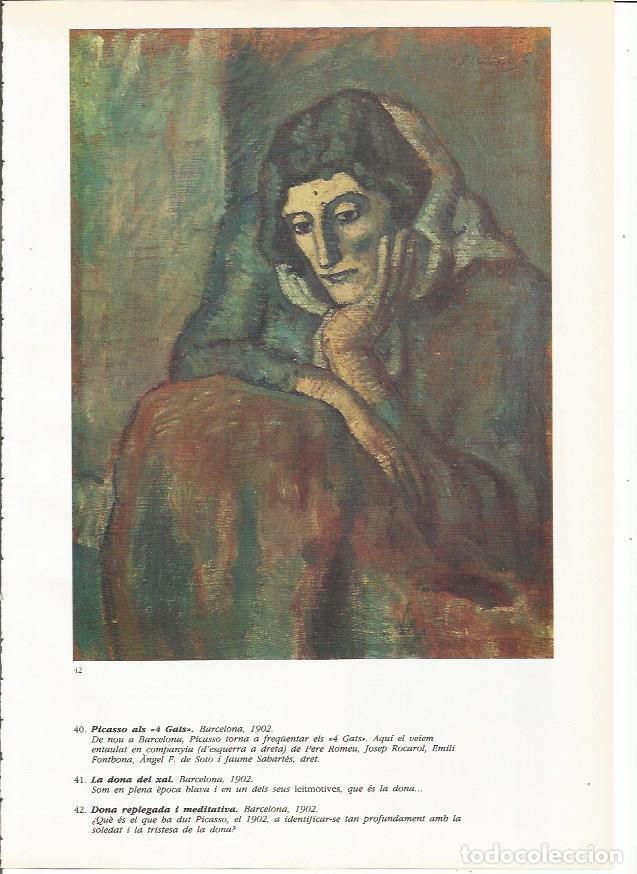 Cartoline: LAMINA 19364: Mujer recogida y meditativa - Josep Palau i Fabre