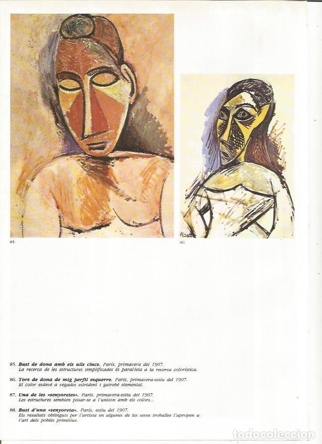 Postkarten: LAMINA 19395: Busto de mujer con dos ojos huecos y Torso de mujer de medio perfil izquierdo - Josep