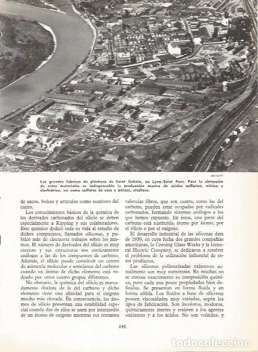 Cartes Postales: LAMINA 19607: Fabricas de plasticos en Saint Gobain, Francia - Jaime Ministral
