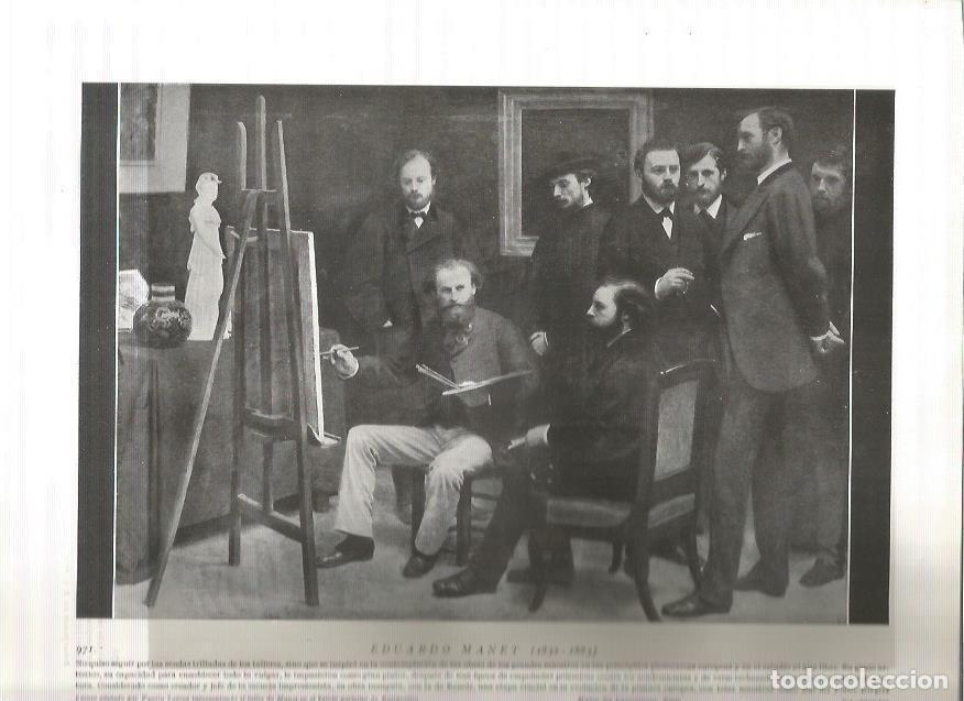 Postales: LAMINA 19246: Eduardo Manet - Varios