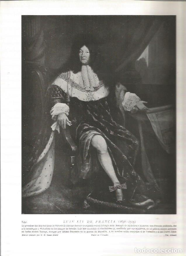 Postkarten: LAMINA 19107: Luis XIV de Francia - Varios