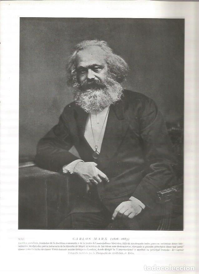 Cartoline: LAMINA 19230: Carlos Marx - Varios