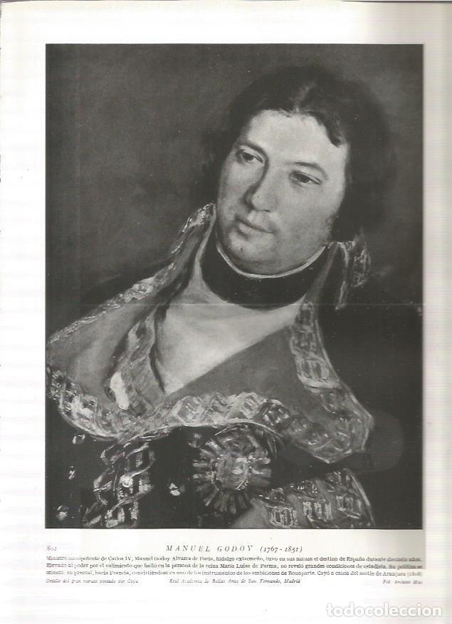 Postais: LAMINA 19171: Manuel Godoy - Varios