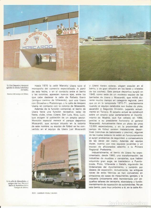 Cartes Postales: LAMINA 20288: Club Deportivo Moscardo - VVAA
