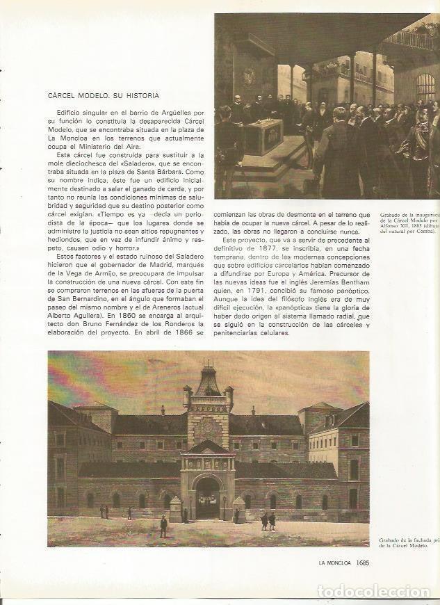 Postais: LAMINA 20352: Grabados de la Carcel Modelo de Madrid - VVAA