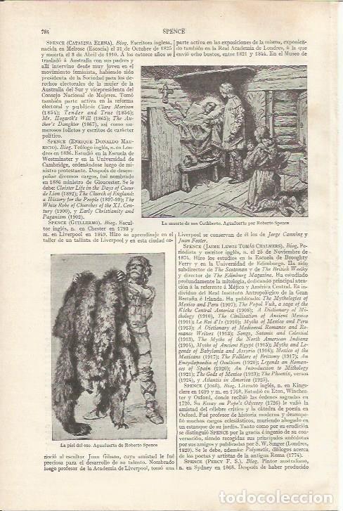 Cartoline: LAMINA ESPASA 34245: La muerte de San Cuthberto, por Spence - Varios