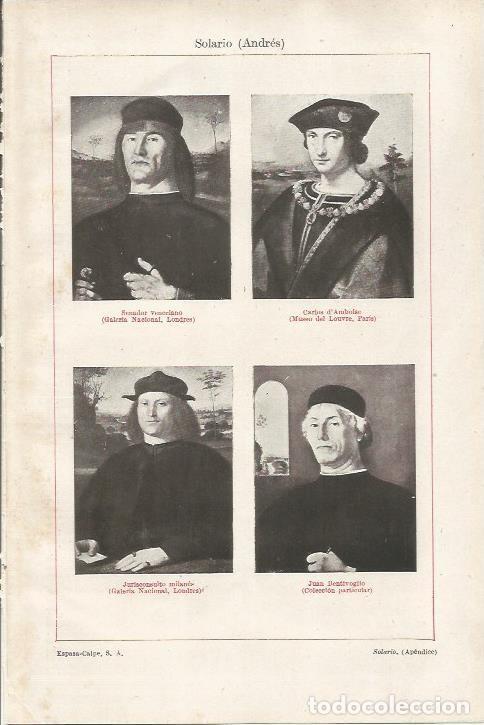 Cartoline: LAMINA ESPASA 34114: Retratos por Andres Solario - Varios