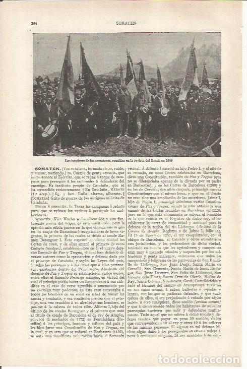 Cartes Postales: LAMINA ESPASA 34147: Fotografia de la revista Bruch de 1908 - Varios