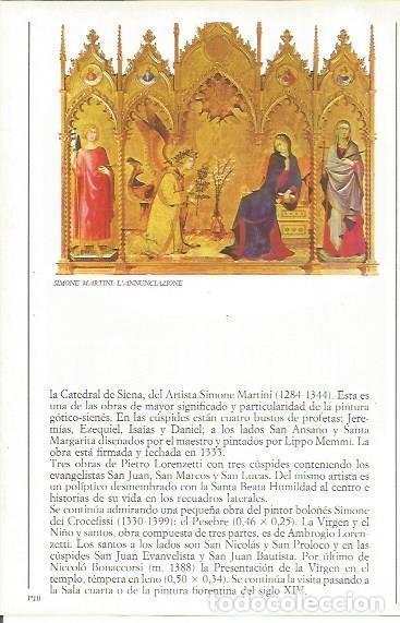 Cartoline: LAMINA 20436: L'Annunciazione, por Simone Martini - Varios