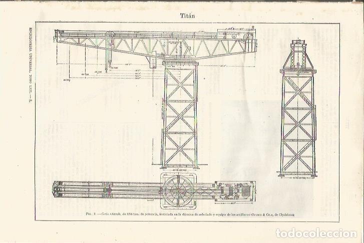 Cartoline: LAMINA ESPASA 35006: Grua Arroh de 150 toneladas - Varios