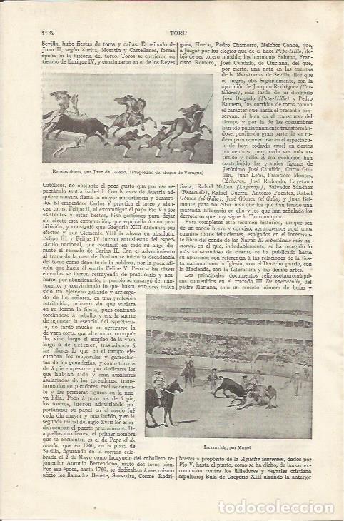 Postales: LAMINA ESPASA 35165: Rejoneadores, por Juan de Toledo - Varios