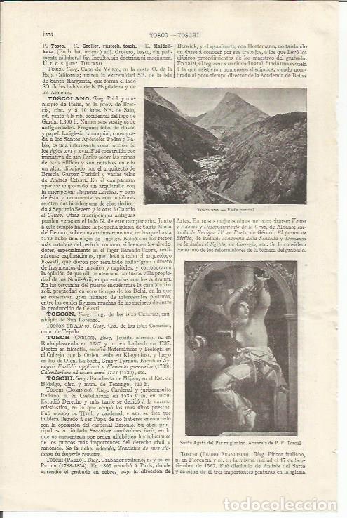 Cartoline: LAMINA ESPASA 35232: Vista de Toscolano, Italia - Varios