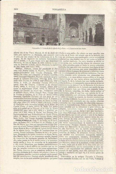 Postcards: LAMINA ESPASA 35231: Iglesia de la Rosa en Toscanella, Italia - Varios