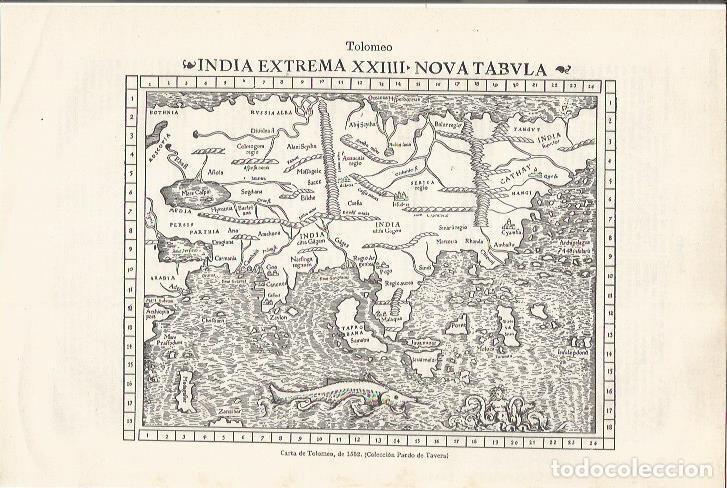 Postcards: LAMINA ESPASA 35080: Carta de Tolomeo - Varios