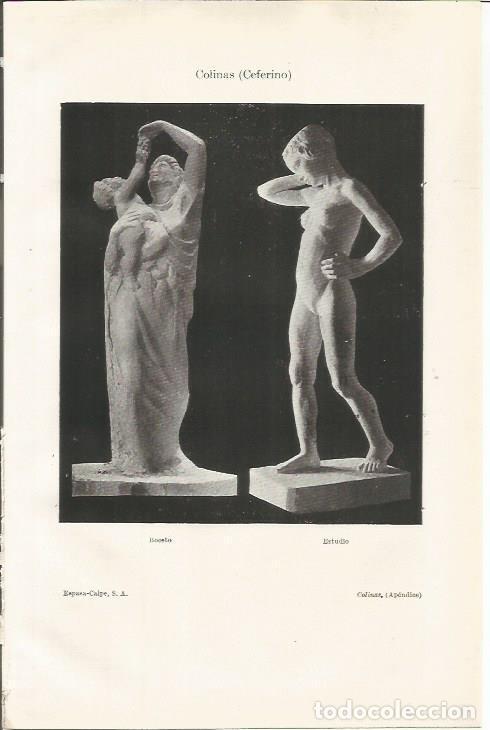 Cartoline: LAMINA ESPASA 35119: Boceto y Estudio por Ceferino Colinas - Varios