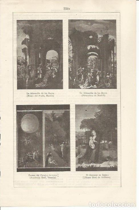 Cartoline: LAMINA ESPASA 34599: Pinturas por Bles - Varios