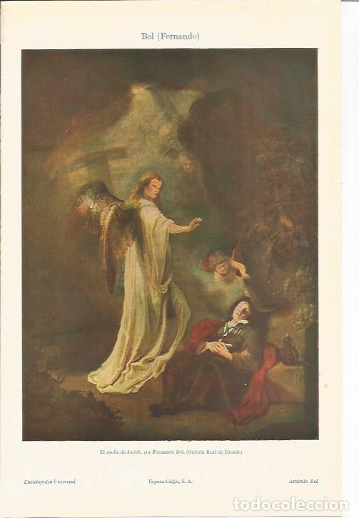 Cartoline: LAMINA ESPASA 34626: El sue&ntilde;o de Jacob, por F. Bol - Varios