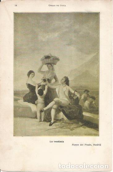 Cartoline: LAMINA 20652: La vendimia, por Goya - VVAA