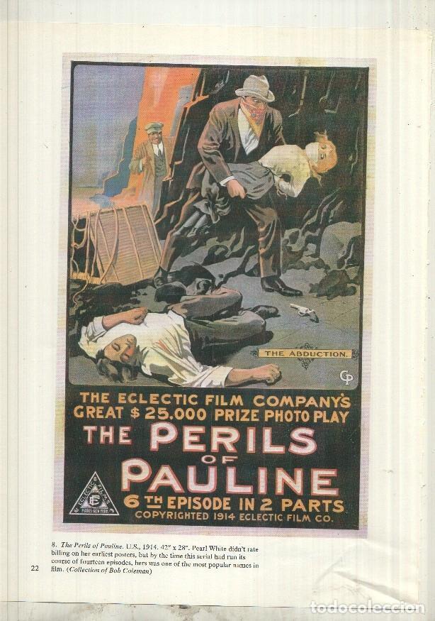 Postkarten: Lamina 4 The movie Poster book: The perils of pauline en trasera edison - NULL