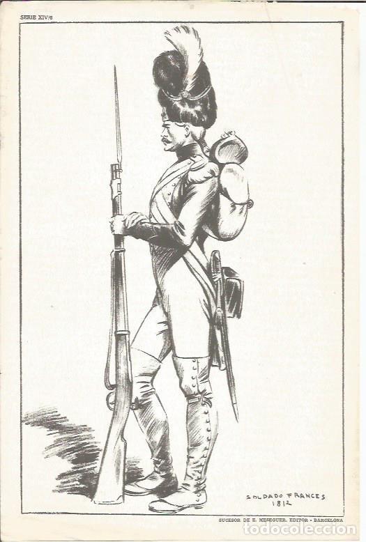 Postkarten: LAMINA 20663: Soldado frances de 1812, dibujo de Freixas - NULL