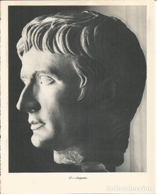 Cartoline: LAMINA 20828: Busto de Augusto - Maurice Crouzet