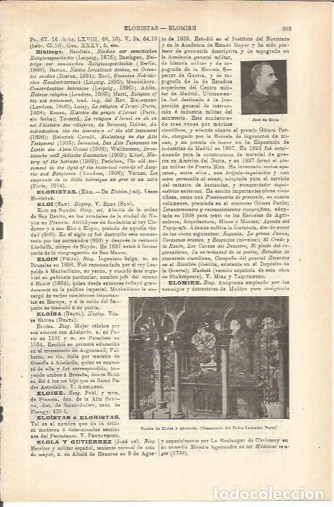 Postkarten: LAMINA ESPASA 35610: Tumba de Eloisa y Abelardo en Paris - Varios