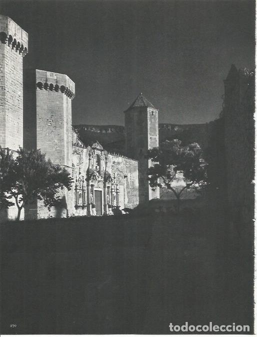 Cartoline: LAMINA 20735: Murallas de Poblet - Marcel Durliat