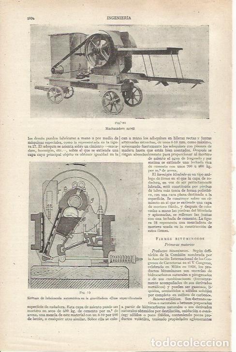 Postkarten: LAMINA ESPASA 35335: Sistema de lubricacion de la gravilladora Cluss - Varios
