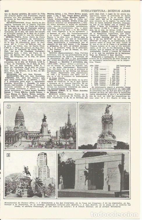 Cartoline: LAMINA 21425: Monumentos de Buenos Aires, Argentina - VVAA