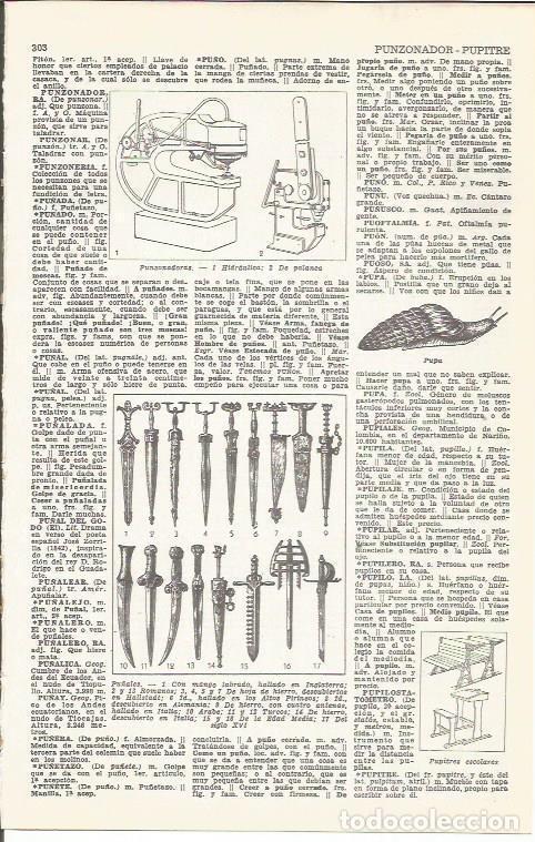 Cartoline: LAMINA 21498: Tipos de pu&ntilde;ales - VVAA