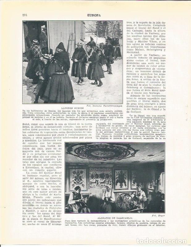 Postales: LAMINA 20975: Lapones de Suecia - Beltran y Rozpide