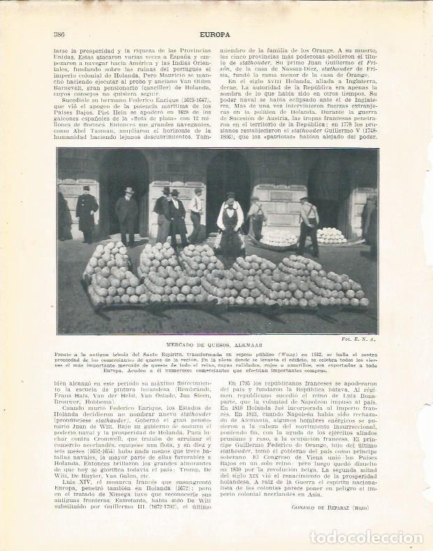 Cartoline: LAMINA 21022: Mercado de quesos en Alkmaar, Holanda - Beltran y Rozpide