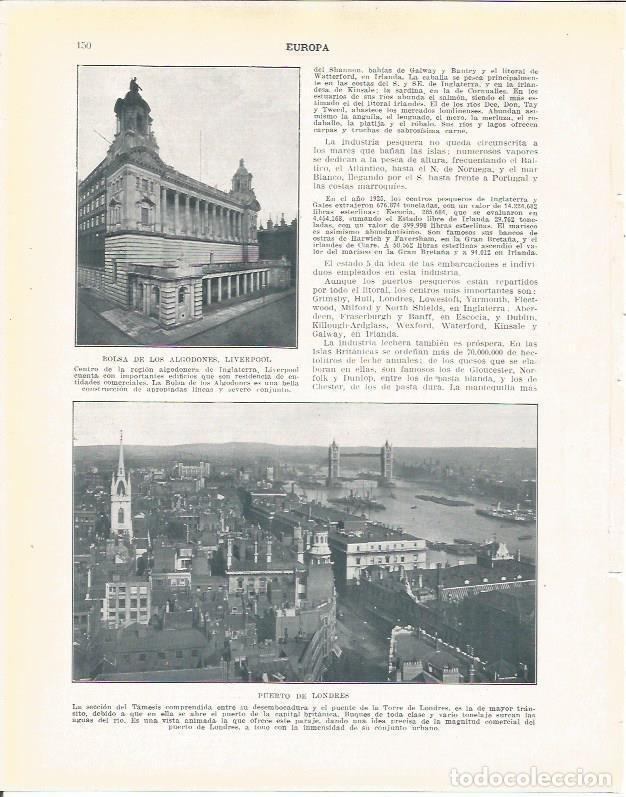 Cartoline: LAMINA 20901: Bolsa de los Algodones de Liverpool y Puerto de Londres - Beltran y Rozpide