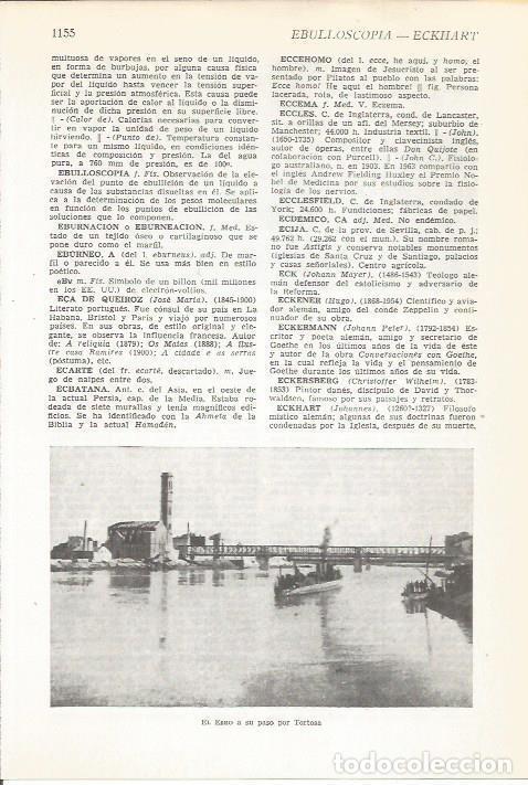 Cartes Postales: LAMINA 22420: El Ebro a su paso por Tortosa, Tarragona - VVAA