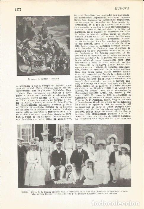 Postales: LAMINA 22181: El rapto de Europa de Il Verones y la familia imperial Rusa - VVAA