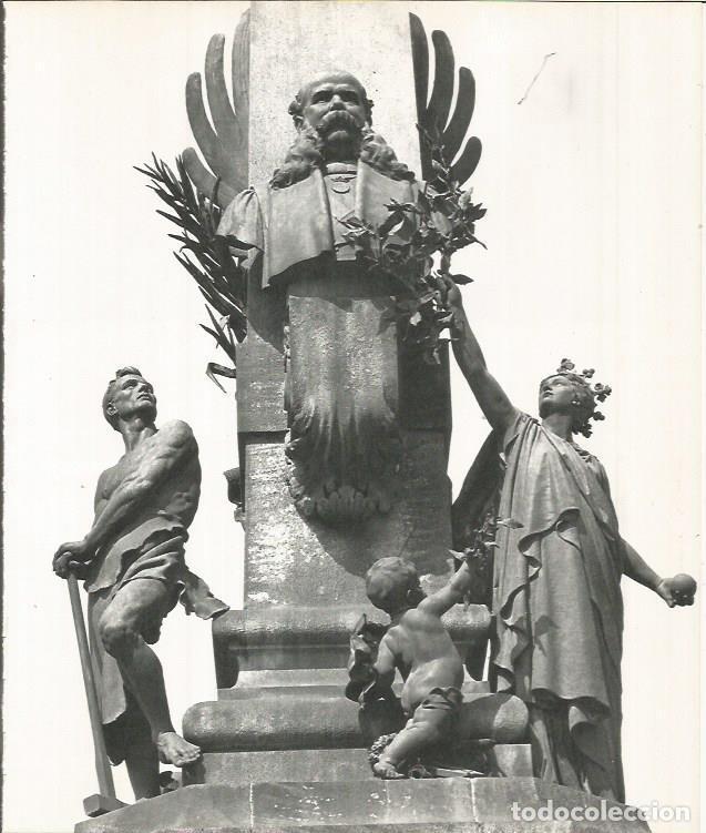 Postkarten: LAMINA 22128: Barcelona. Monumento a Rius i Taulet - Josep Maria Espinas