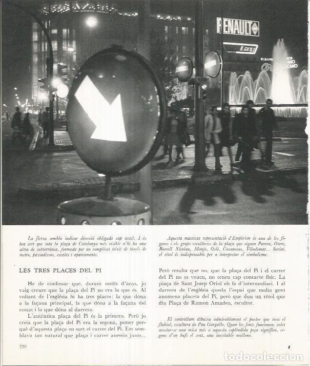 Postais: LAMINA 22100: Barcelona. Se&ntilde;al de trafico en Plaza Catalunya - Josep Maria Espinas