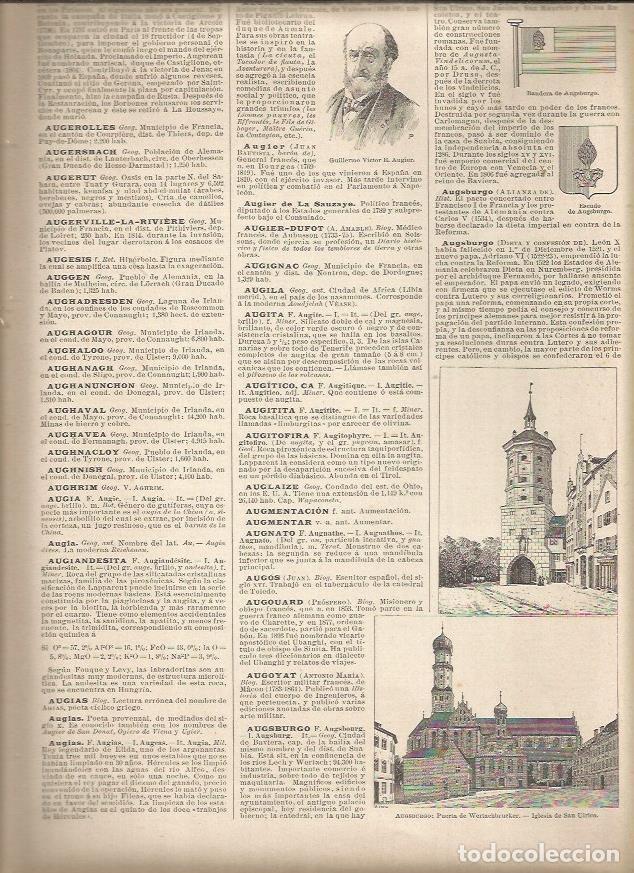 Postcards: LAMINA 23084: Vistas de Augsburgo, Austria - Varios