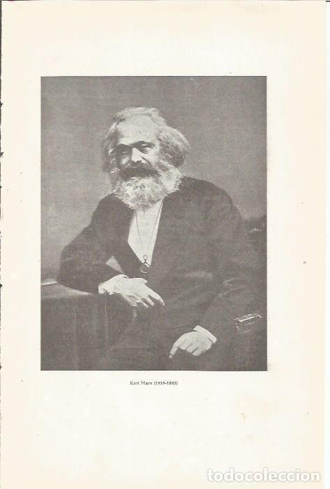 Postais: LAMINA 23809: Karl Marx - Jaime Vicens Vives