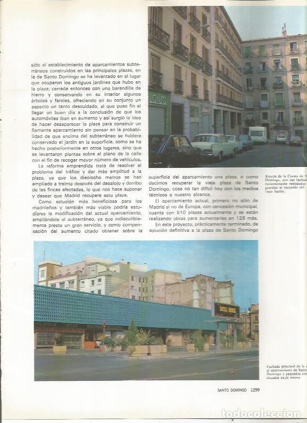 Postkarten: LAMINA 23498: Cuesta de Santo Domingo y Aparcamiento, Madrid - Varios
