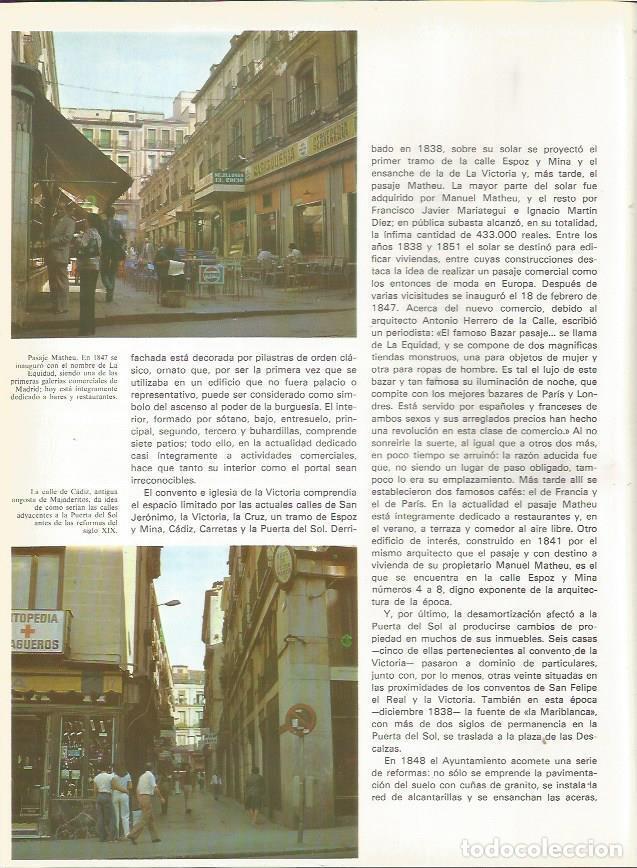 Postais: LAMINA 23454: Madrid: Pasaje Matheu y calle de Cadiz - Varios