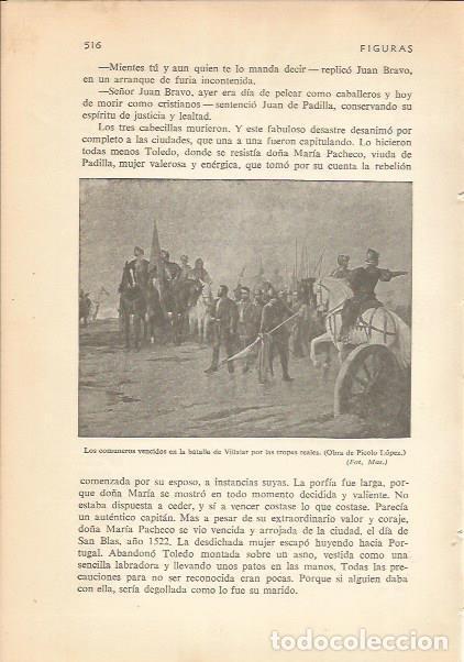 Postkarten: LAMINA 24270: Comuneros vencidos en la Batalla de Villalar - Carmi&ntilde;a Verdejo