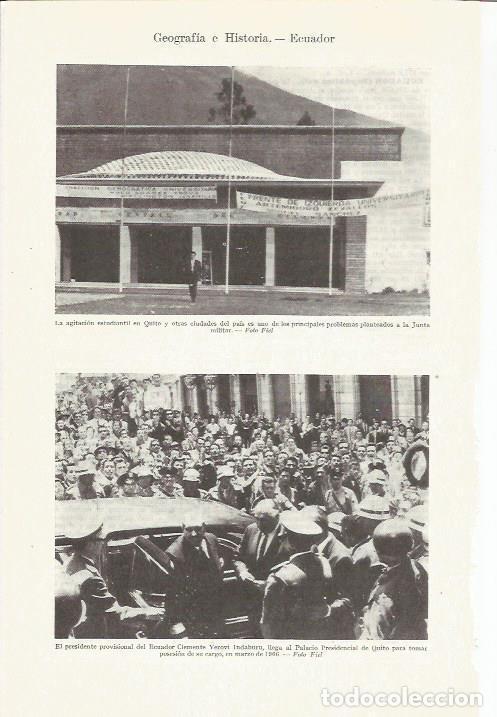 Cartes Postales: LAMINA ESPASA 35805: El presidente de Ecuador Clemente Yerovi Indaburu - Varios